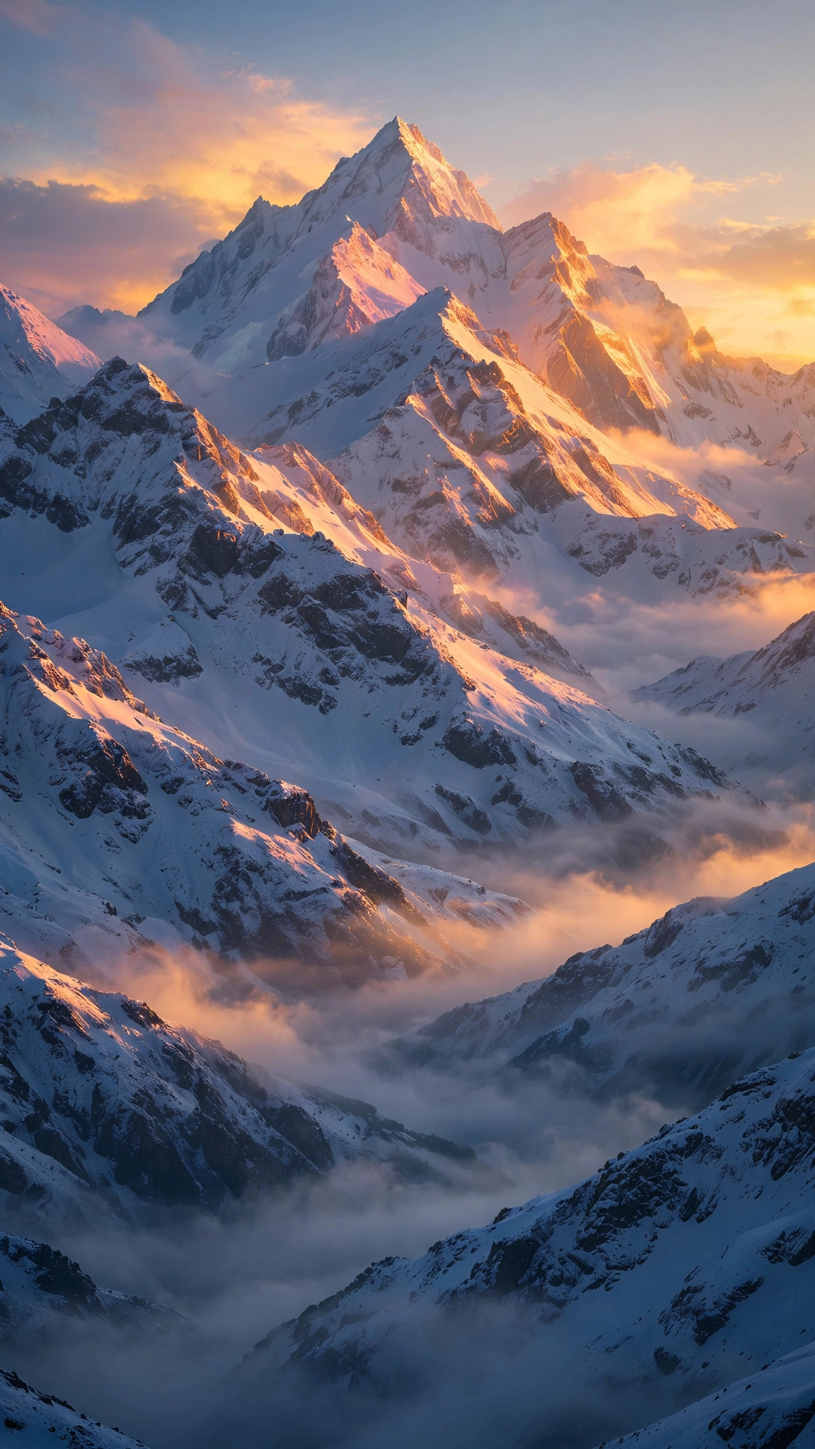Alpine Sunrise Mountain