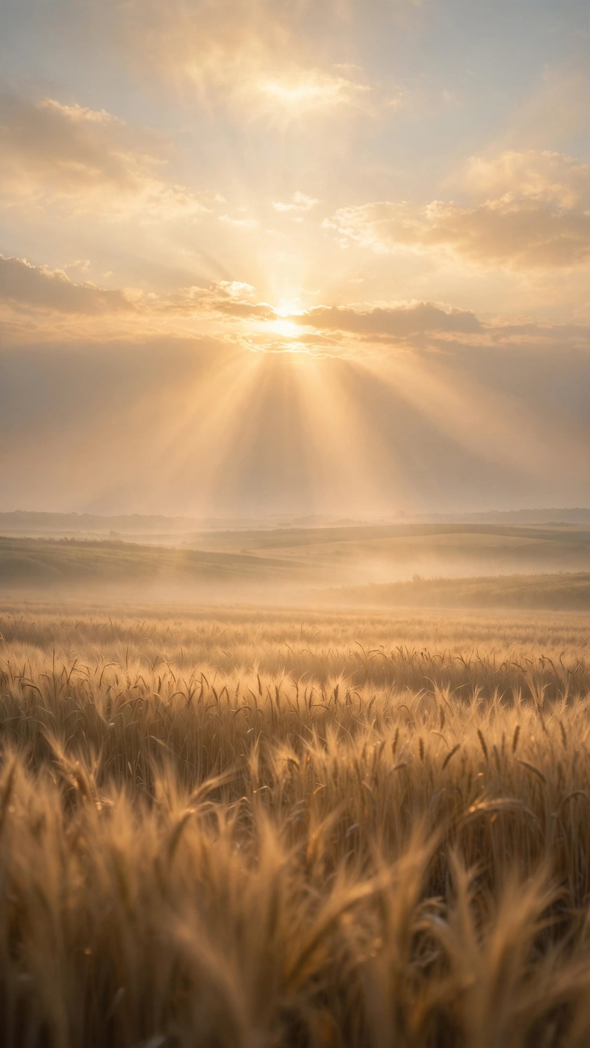 Golden Wheat Sunrise