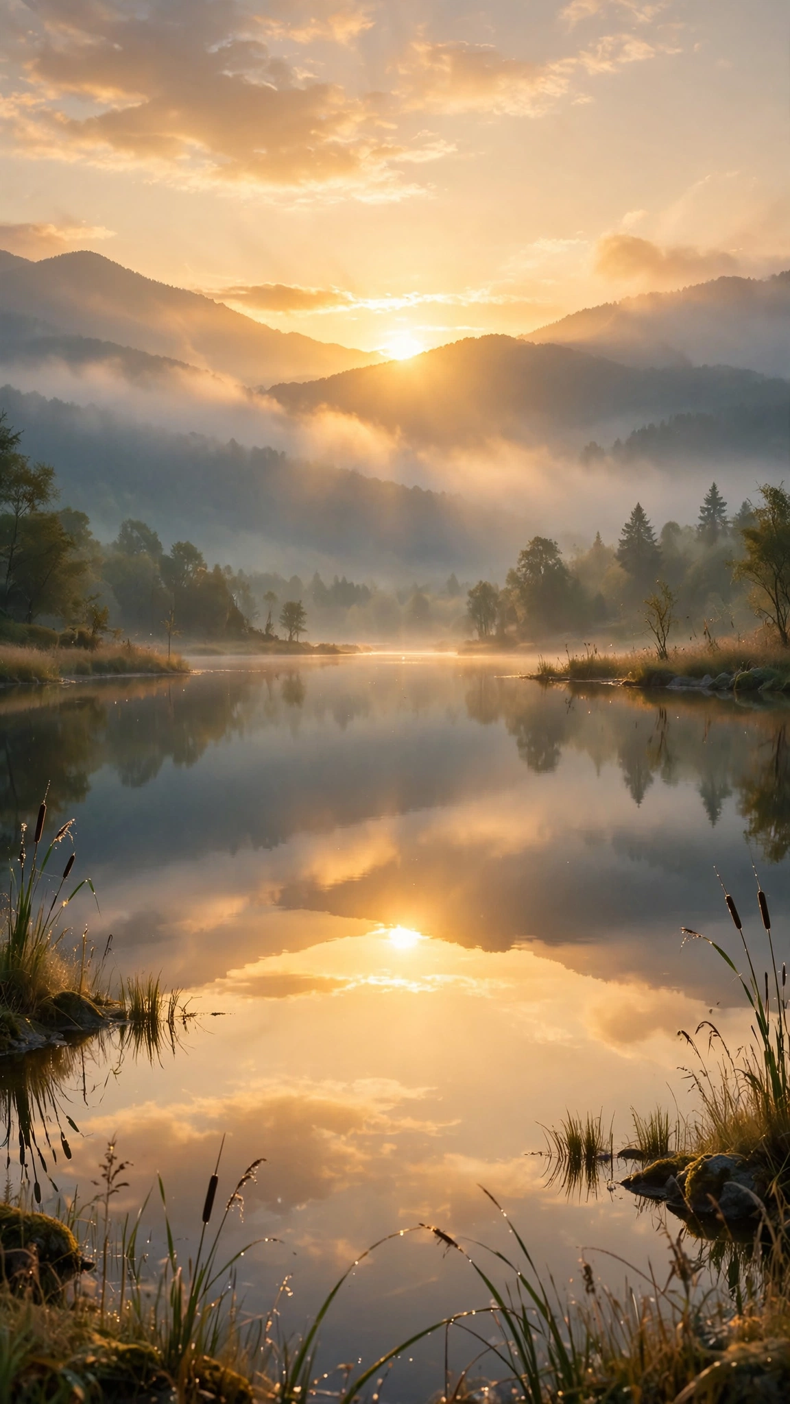 Golden Sunrise Lake