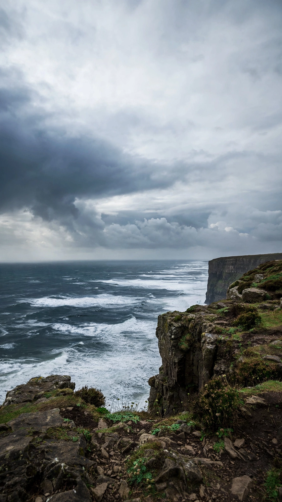 Coastal Cliff Ocean Sky