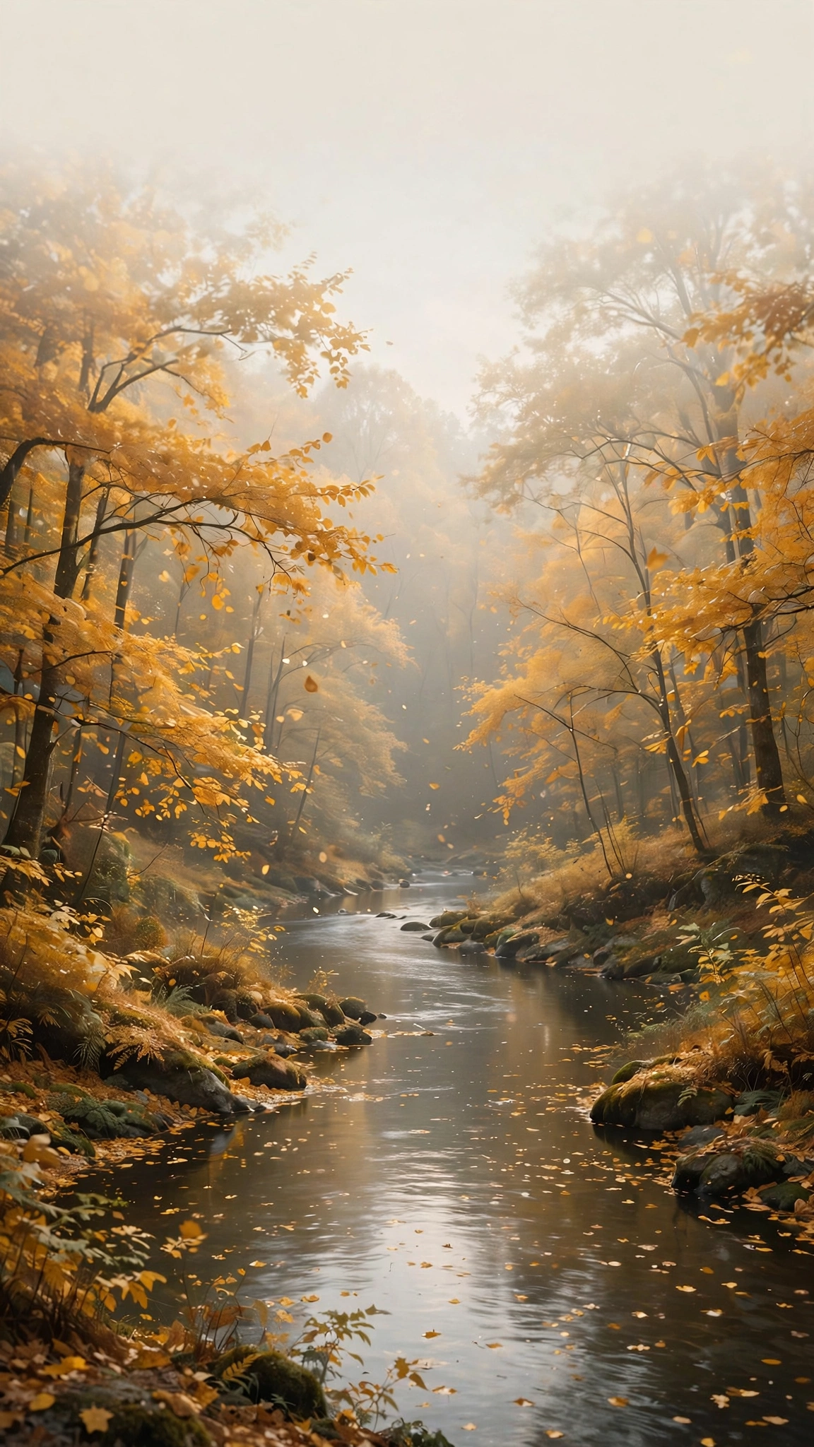 Autumn River Mist