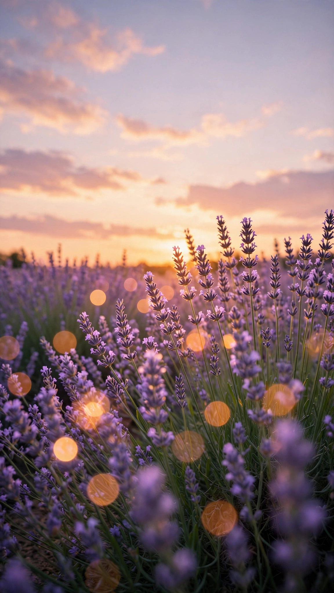 Lavender Field Sunset