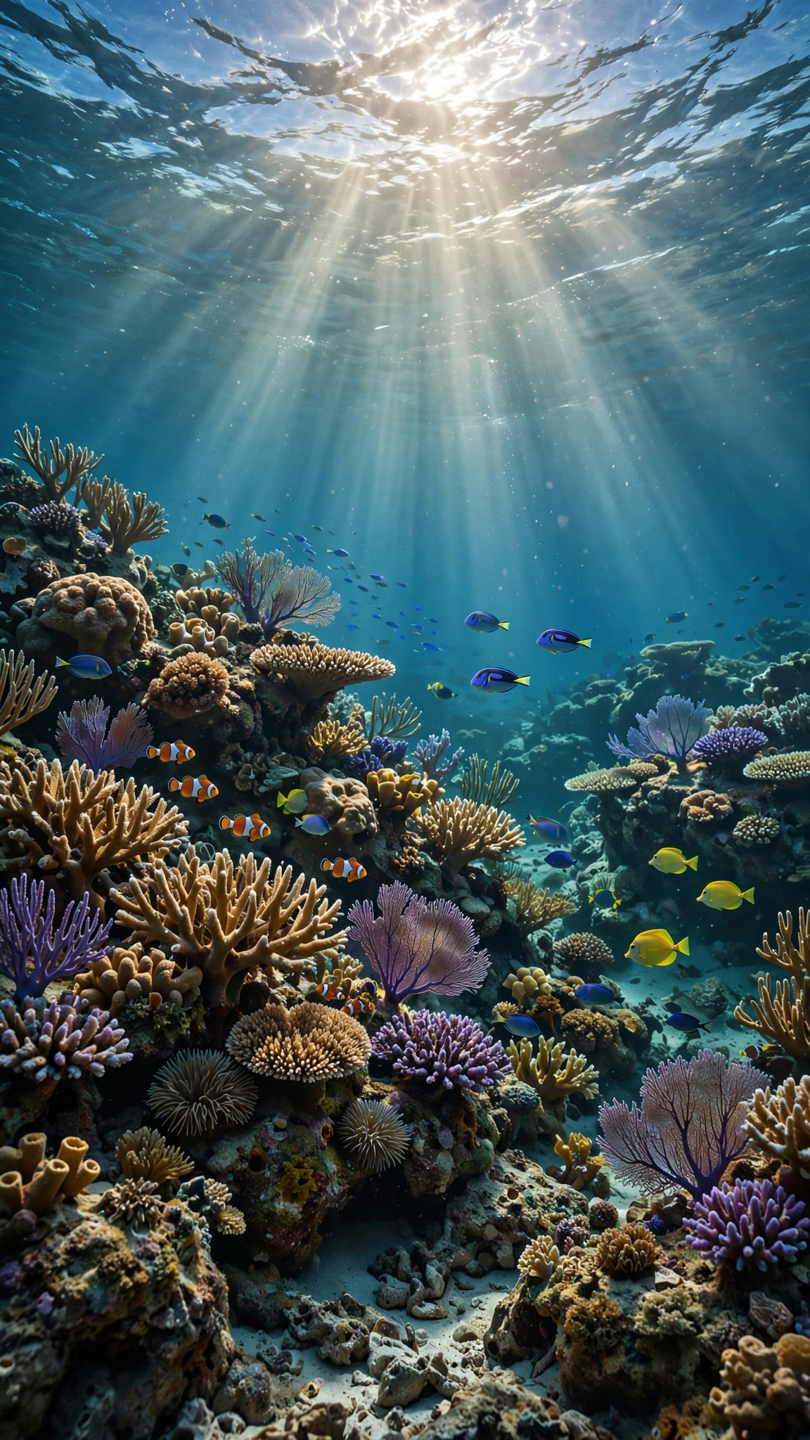 Coral Reef Sunrays