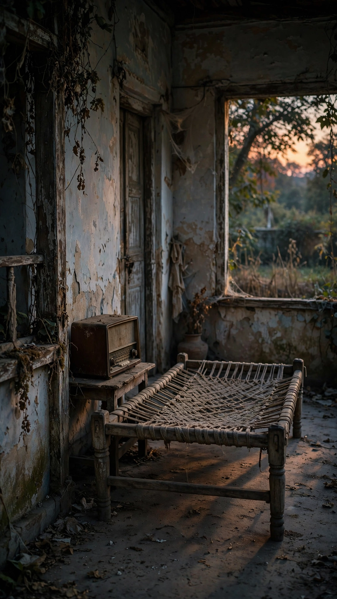 Empty Veranda Dusk