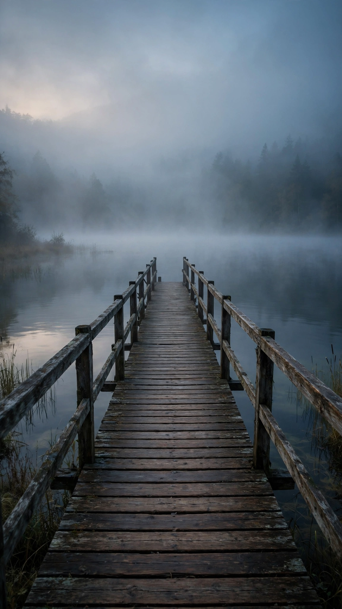 Misty Pier Dawn