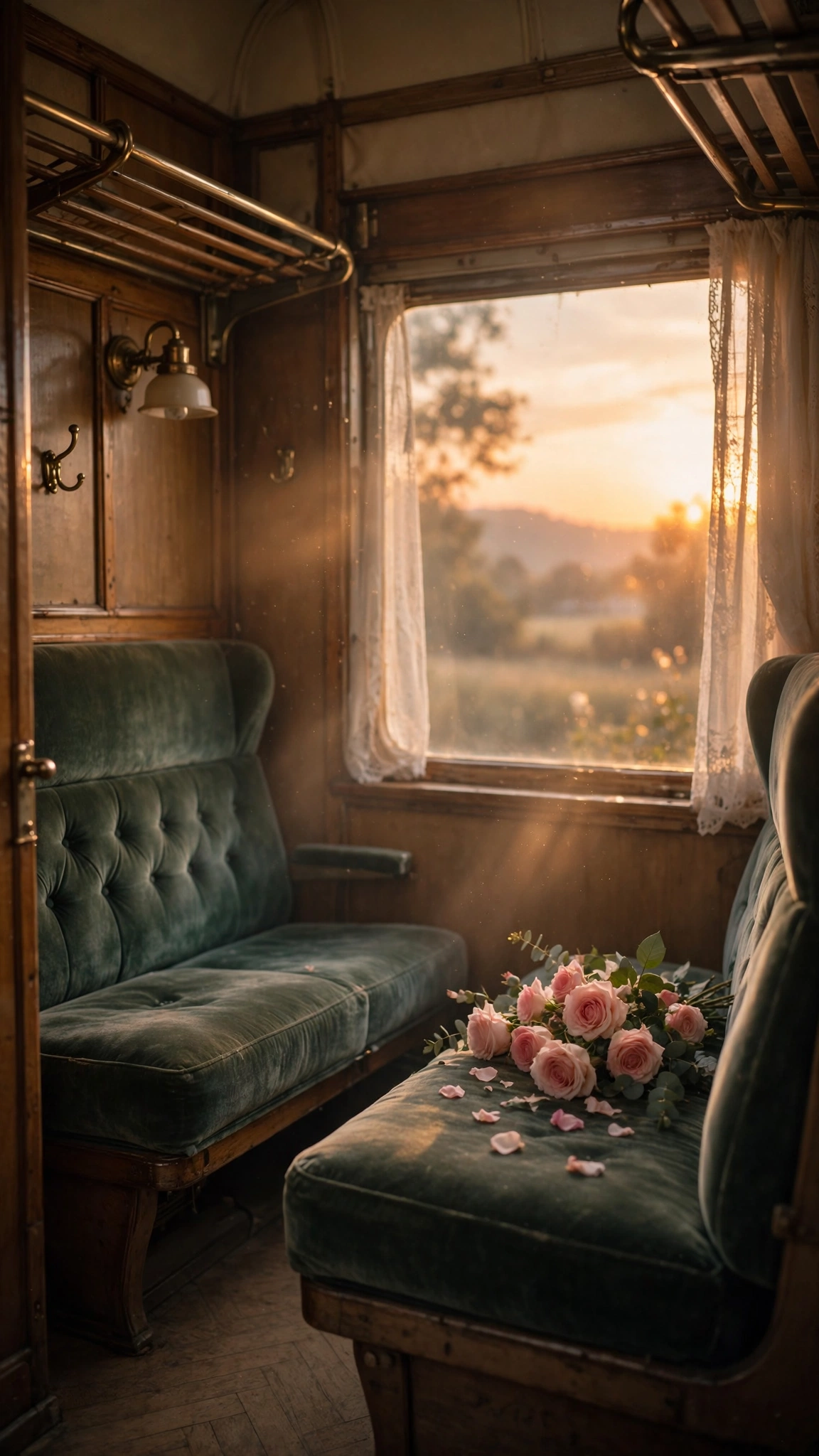 Vintage Train Compartment