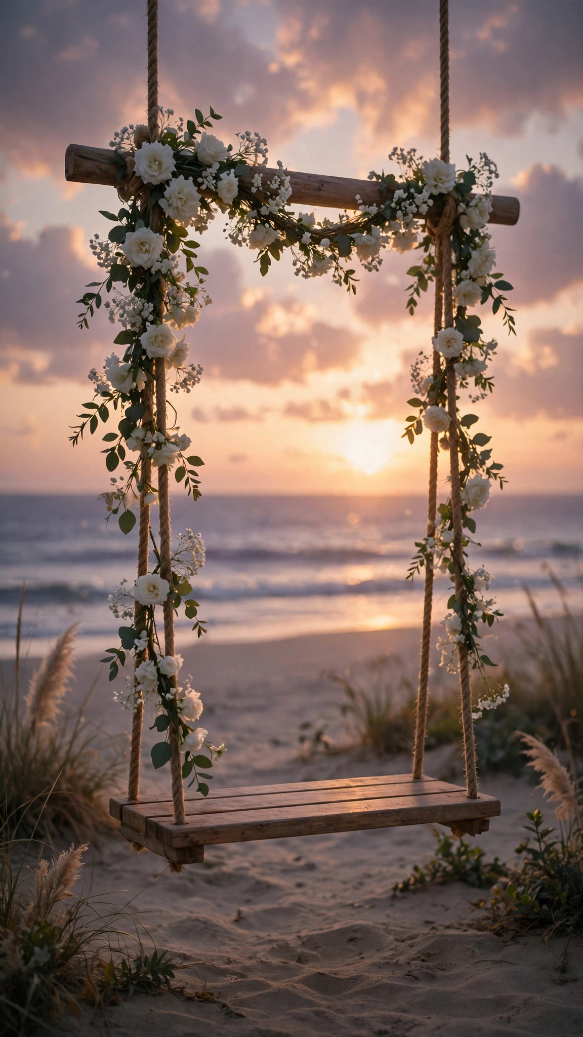 Beach Swing Sunset