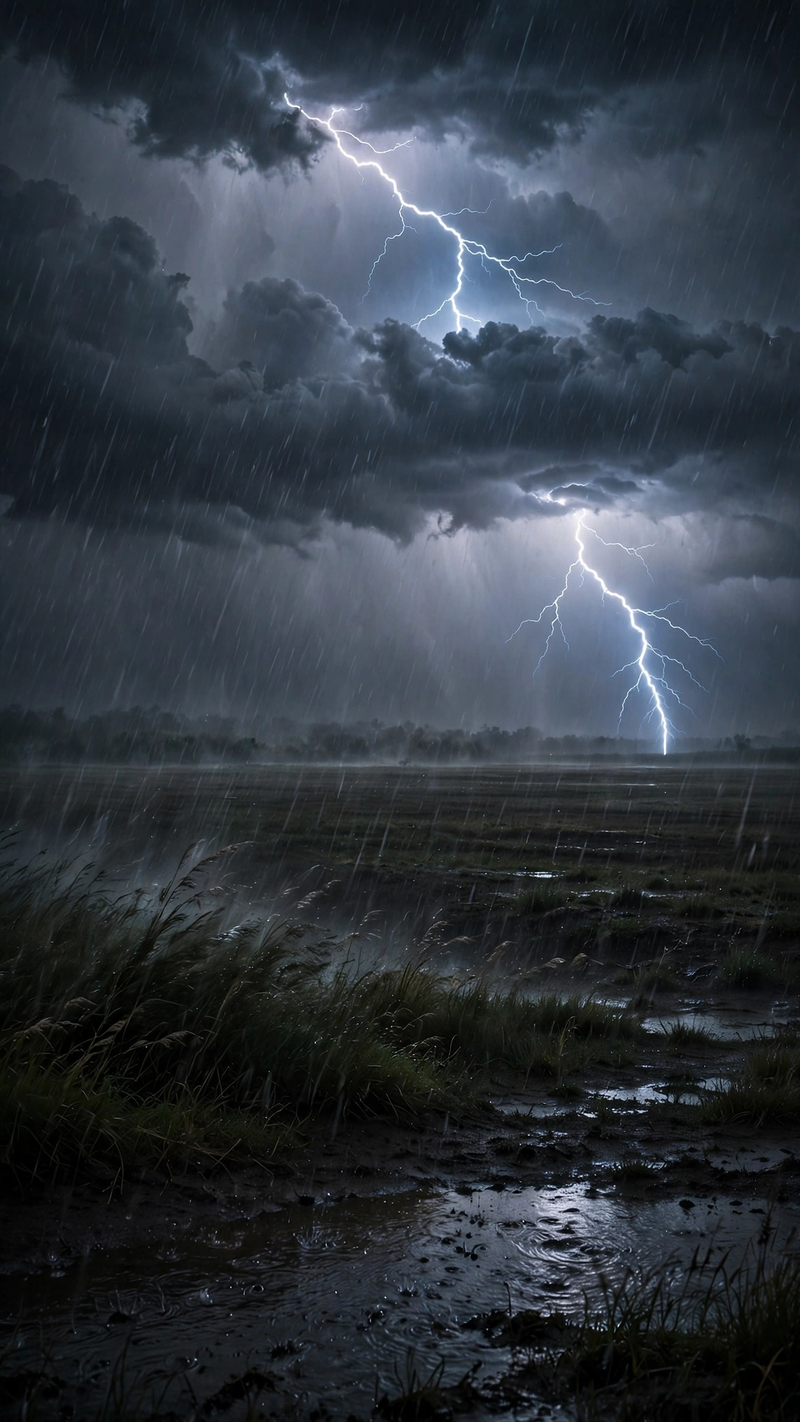 Stormy Field Lightning 1