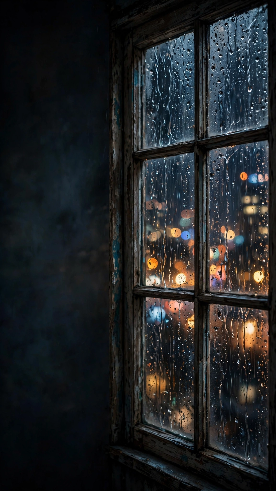 Rainy Window Bokeh 3