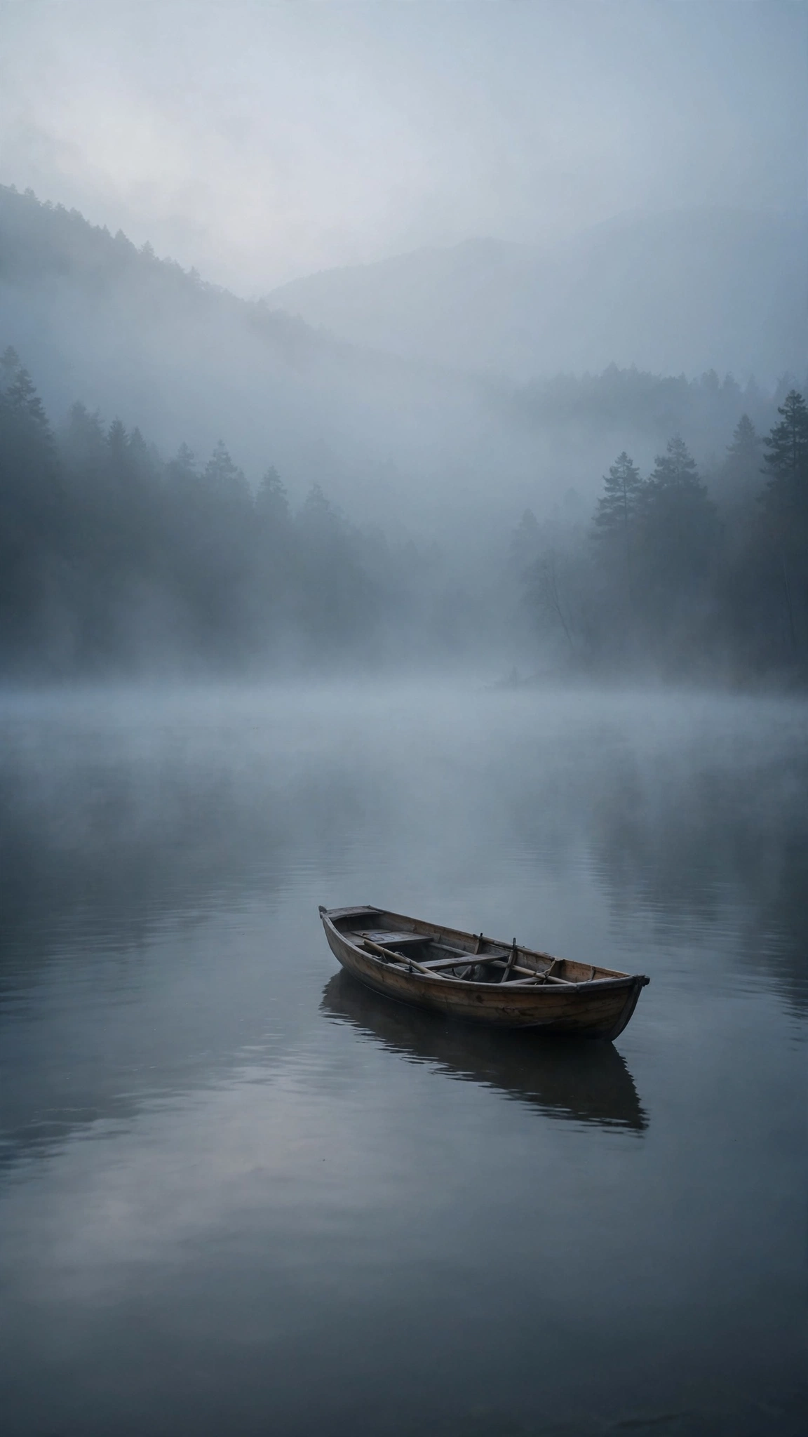 Misty Lake Dawn