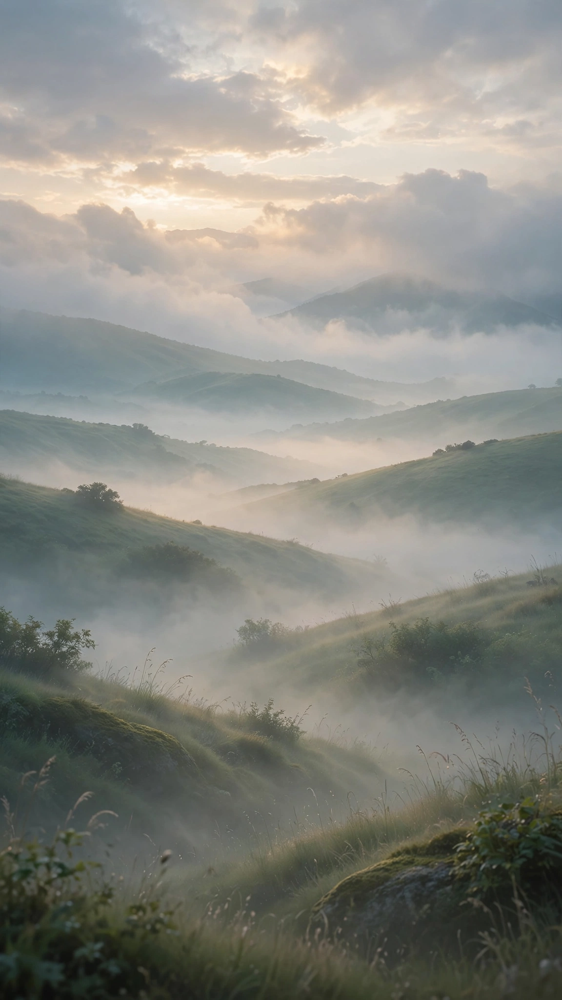 Misty Hills Dawn