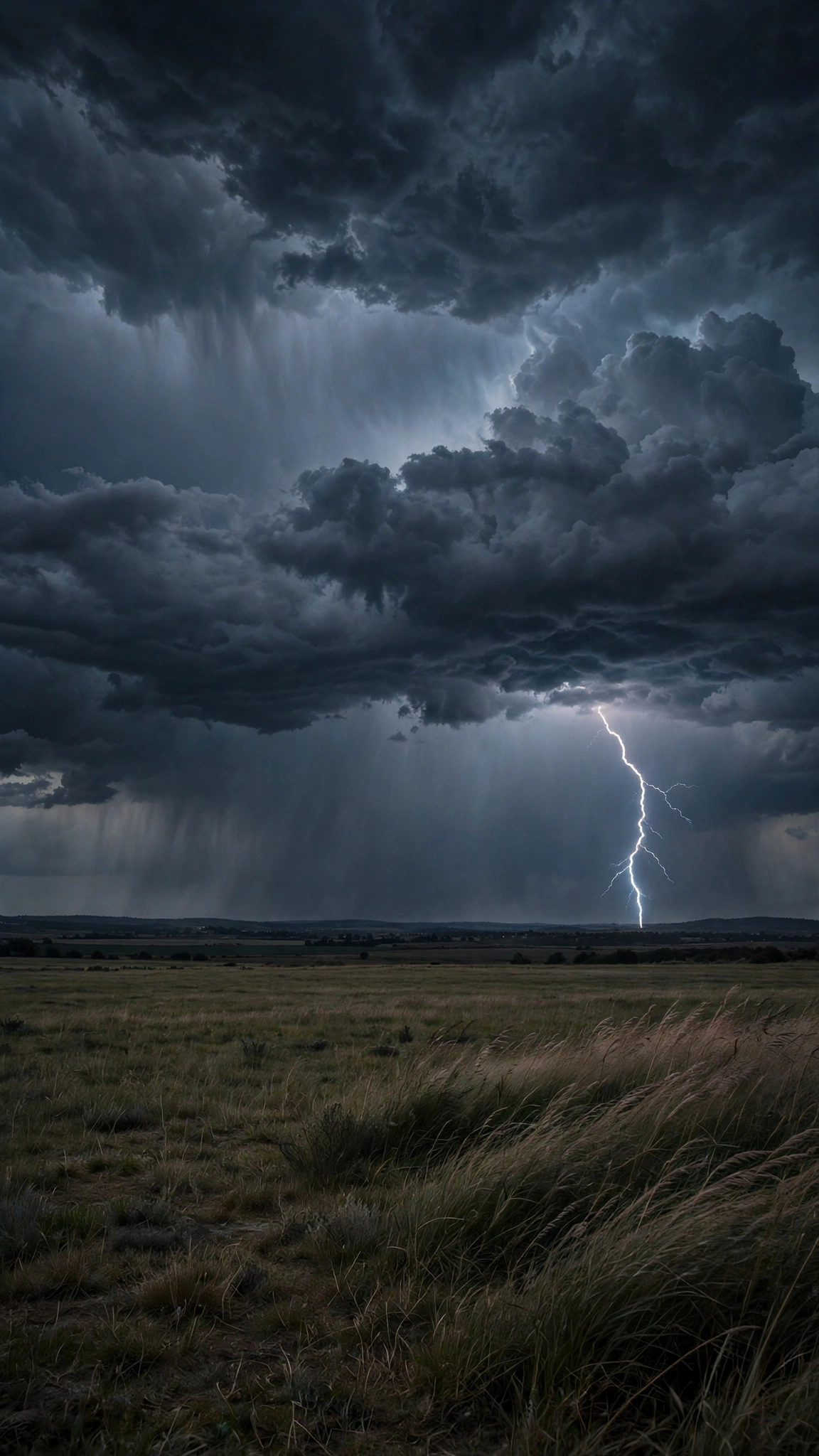 Single Lightning Storm
